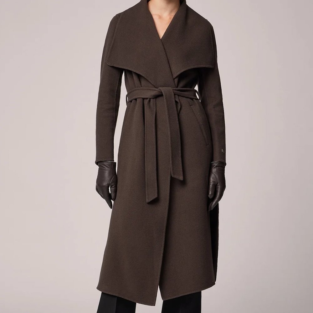 SOIA & KYO Britta wool coat - Size S - Burgundy